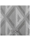 CD Diamond Canvas Compact Vertical Card Wallet Grey - DIOR - BALAAN 6