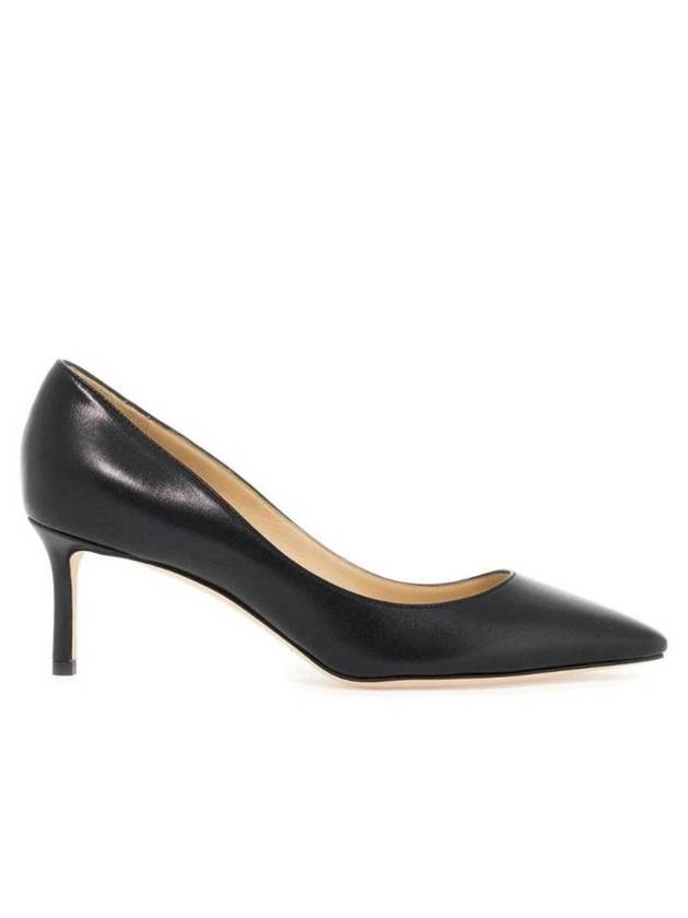 Romi 60 Matte Leather Pumps Black - JIMMY CHOO - BALAAN 1