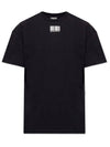 Neck Barcode Print Short Sleeve T-Shirt Black - VETEMENTS - BALAAN 1