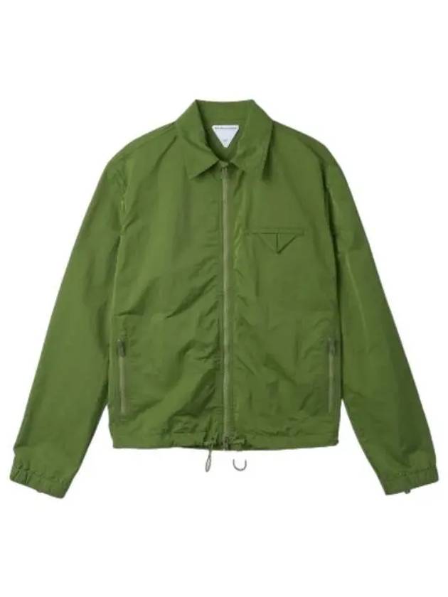 Nylon Jacket Dark Green Jumper - BOTTEGA VENETA - BALAAN 1