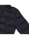 Men's Hooded Fur Down Padding Black - HERNO - BALAAN.