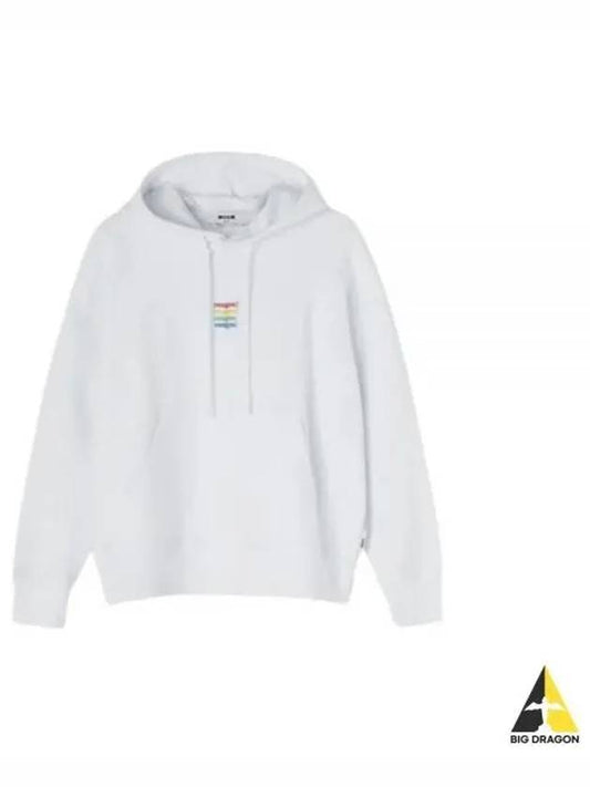 Rainbow Logo Hoodie White - MSGM - BALAAN 2