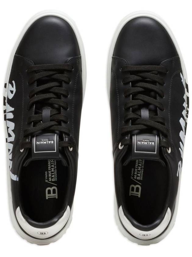 23 fw leather BCOURT sneakers WITH logo print BM1VI288LBAL EAB B0230475568 - BALMAIN - BALAAN 6