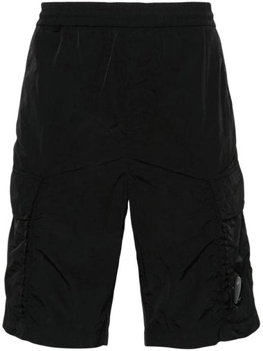 Chrome R Bermuda Shorts Black - CP COMPANY - BALAAN 1