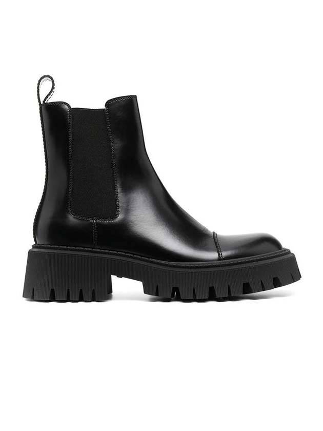 Tractor Leather Chelsea Boots Black - BALENCIAGA - BALAAN 1