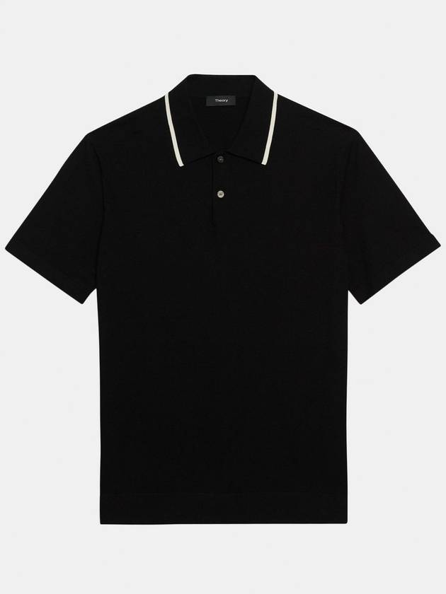 Goris Polo Shirt Black - THEORY - BALAAN 2