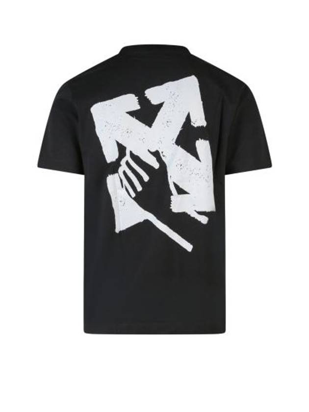 Hand Arrow Short Sleeve T-Shirt Black - OFF WHITE - BALAAN 5