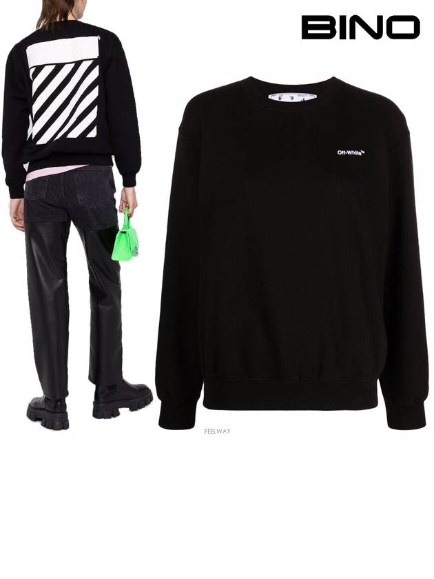 Bag Diagonal Sweatshirt Black - OFF WHITE - BALAAN 2