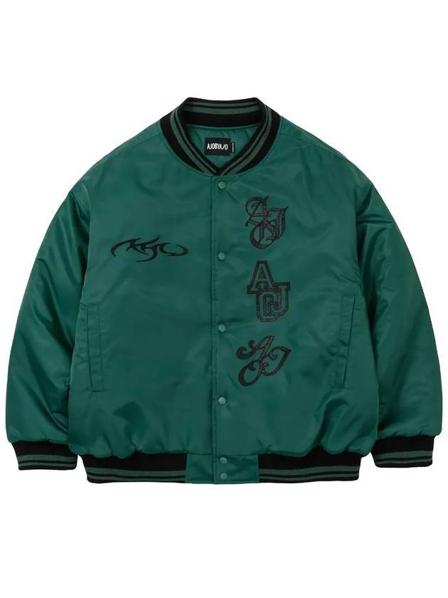 nylon baseball jacket green - AJOBYAJO - BALAAN 1