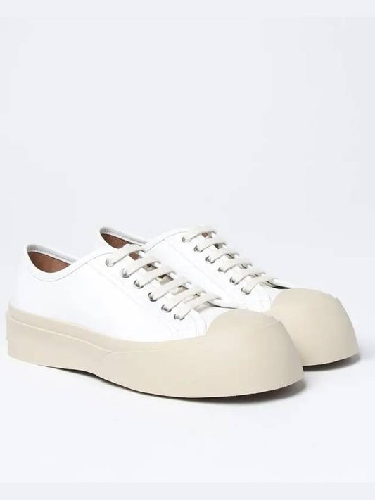 Pablo Platform Nappa Leather Low Top Sneakers Lilywhite - MARNI - BALAAN 2