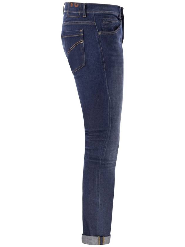 Denim Straight Pants UP232 DS0145U FO4 800 DENIM - DONDUP - BALAAN 4