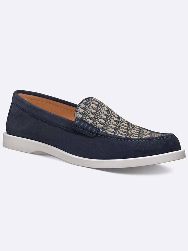 Granville Suede Loafers Blue Beige - DIOR - BALAAN 2