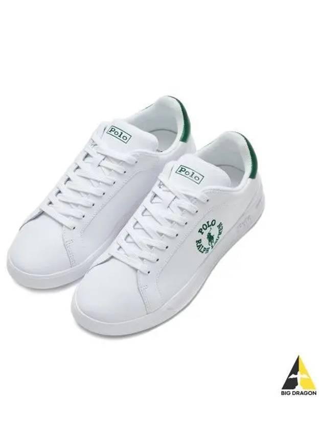 Heritage Court II Sneakers White Green - POLO RALPH LAUREN - BALAAN 1