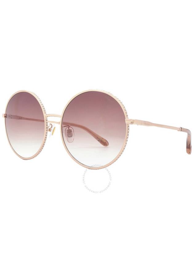 Chopard Brown Gradient Round Ladies Sunglasses SCHF11V 08FC 60 - CHOPARD - BALAAN 2