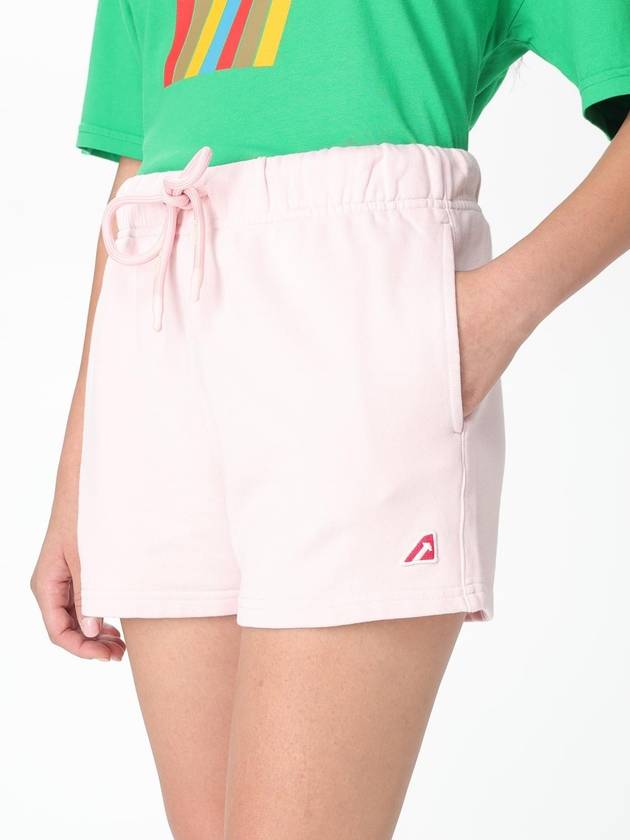 Women's Logo Sweatshirt Tennis Shorts Pink - AUTRY - BALAAN 5