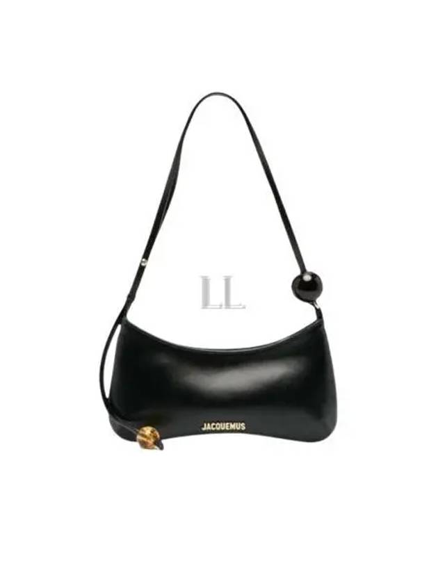 Le Bisou Perle Beaded Shoulder Bag Black - JACQUEMUS - BALAAN 2