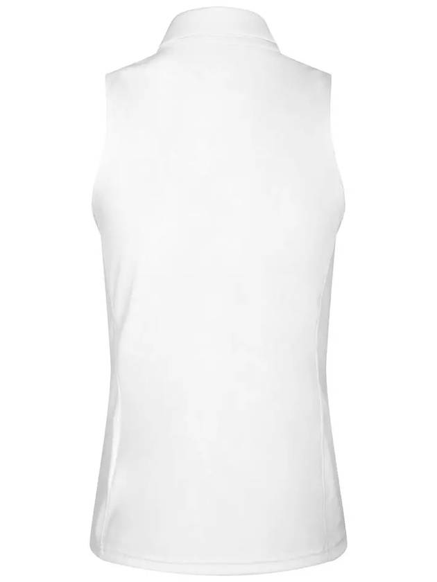 Women's Denny Sleeveless Piketty White GWJT06820 0000 WHITE - J.LINDEBERG - BALAAN 4