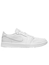 Air Jordan 1 Golf Low Top Sneakers Triple White - NIKE - BALAAN 1