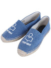 Canae Embroidered Logo Canvas Espadrille Blue - ISABEL MARANT - BALAAN 3