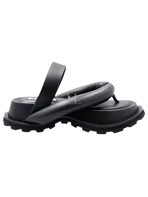 Lambskin Platform Sandals Black - JIL SANDER - BALAAN 2