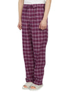 Poplin Pajamas Organic Cotton Straight Pants Deep Dream - TEKLA - BALAAN 3