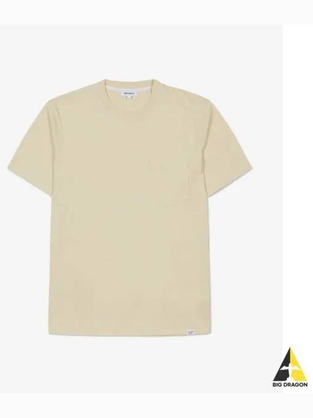 Johannes Standard Pocket Short Sleeve T Shirt Sunwashed Yellow N0105538056 - NORSE PROJECTS - BALAAN 1