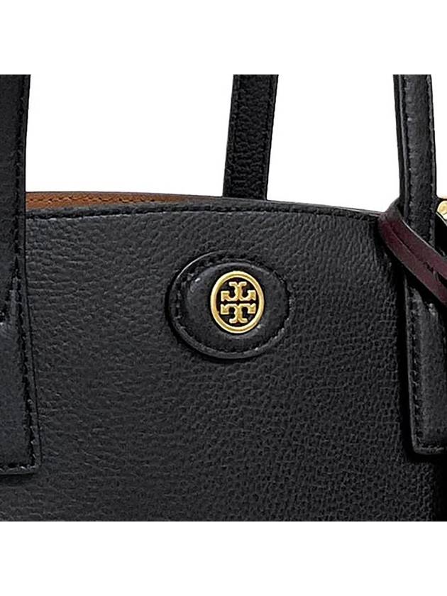 Robinson Satchel Tote Bag Black - TORY BURCH - BALAAN 5