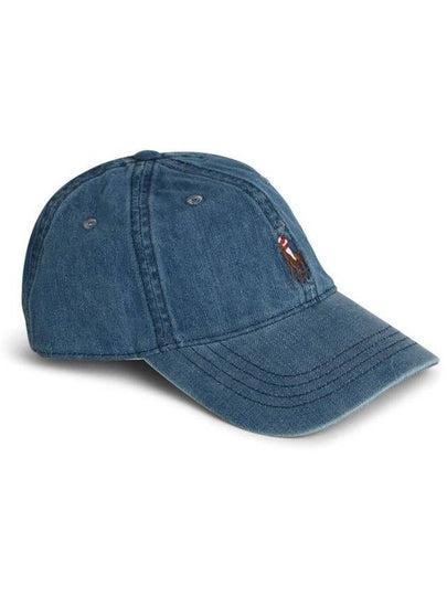 Polo Ralph Lauren Blue Denim Cap - POLO RALPH LAUREN - BALAAN 2