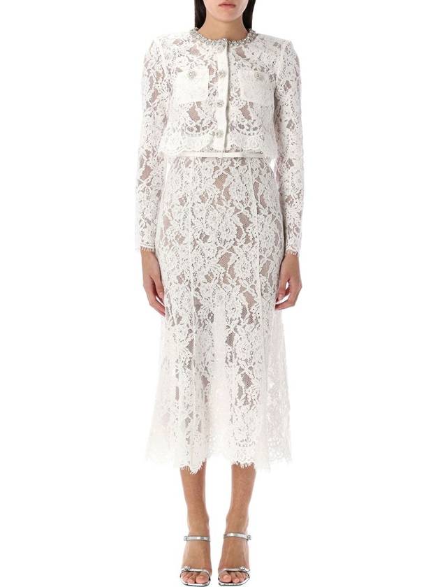 Self-Portrait Lace Midi Dress - SELF PORTRAIT - BALAAN 1