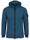 Comfort Tech Composite Polartec Hooded Jacket Mid Blue - STONE ISLAND - BALAAN 2