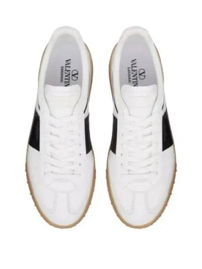 Logo Band Low-Top Sneakers White - VALENTINO - BALAAN 2