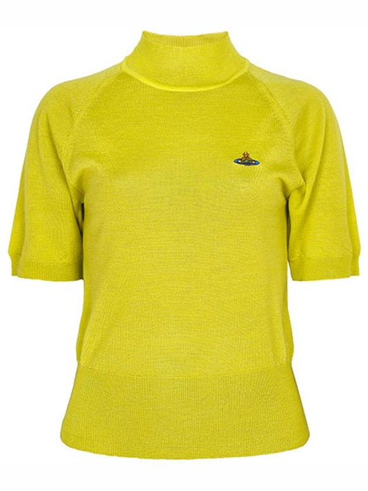 Women's Wool Silk Knit TopYellow - VIVIENNE WESTWOOD - BALAAN 2