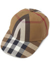 MH 3C Vintage Check Classic Baseball Ball Cap Brown - BURBERRY - BALAAN 2