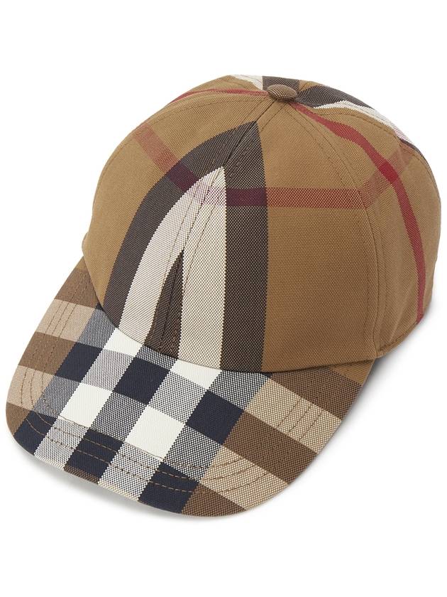 Vintage Check Classic Base Ball Cap Brown - BURBERRY - BALAAN 2