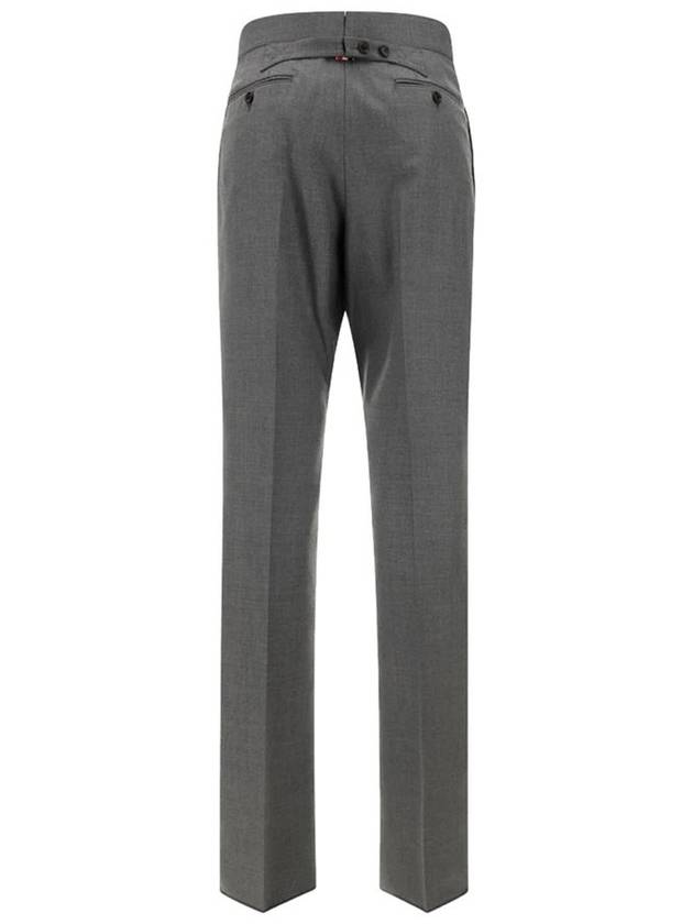 Super 120S Twill Classic Backstrap Trouser Pants Medium Grey - THOM BROWNE - BALAAN 3