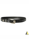 Minimal Western Leather Belt Black - LEMAIRE - BALAAN 2