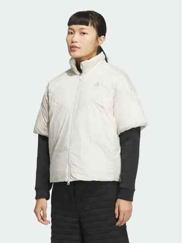 Down Short Sleeve Anorak Women s Golf Aluma IM7190 716053 - ADIDAS - BALAAN 1