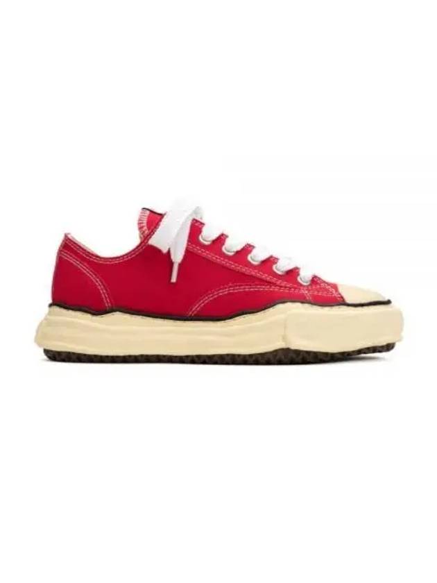 A09FW733 RED Peterson VL OG Sole Canvas Low Top Sneakers - MIHARA YASUHIRO - BALAAN 1