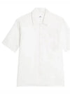 Cotton Short Sleeve Shirt White - AMI - BALAAN 2