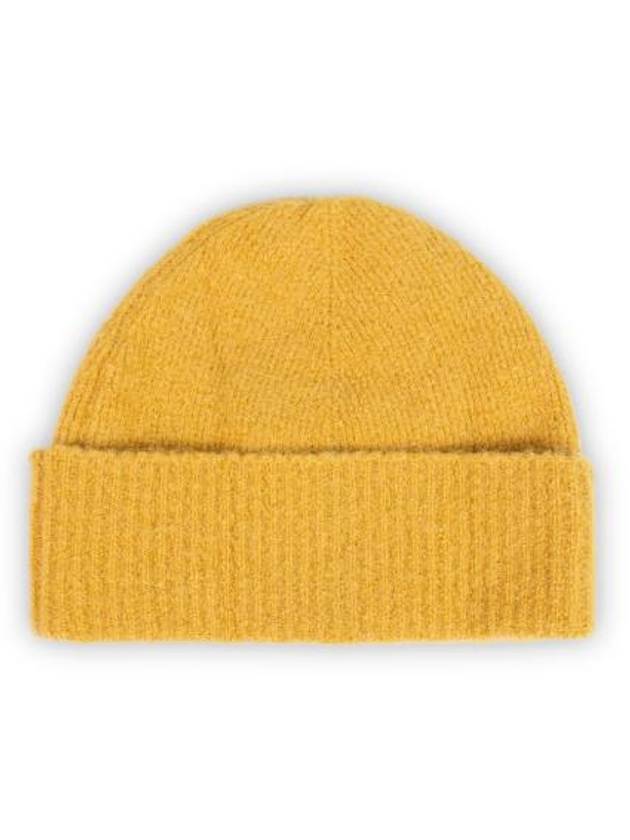 Logo Patch Knit Beanie Mustard - AMI - BALAAN 3