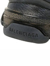 Triple S Clear Sole Low Top Sneakers Black - BALENCIAGA - BALAAN 7