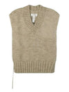 Botanical Dye Knit Vest Light Brown - MAISON MARGIELA - BALAAN 2