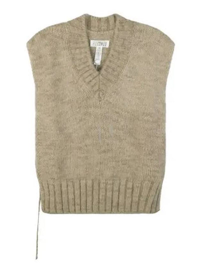 Botanical Dye Knit Vest Light Brown - MAISON MARGIELA - BALAAN 2