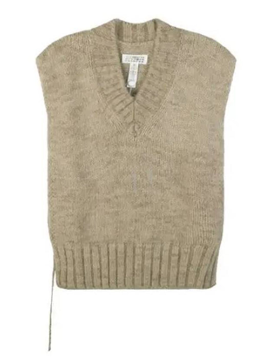 Botanical Dye Knit Vest Light Brown - MAISON MARGIELA - BALAAN 2