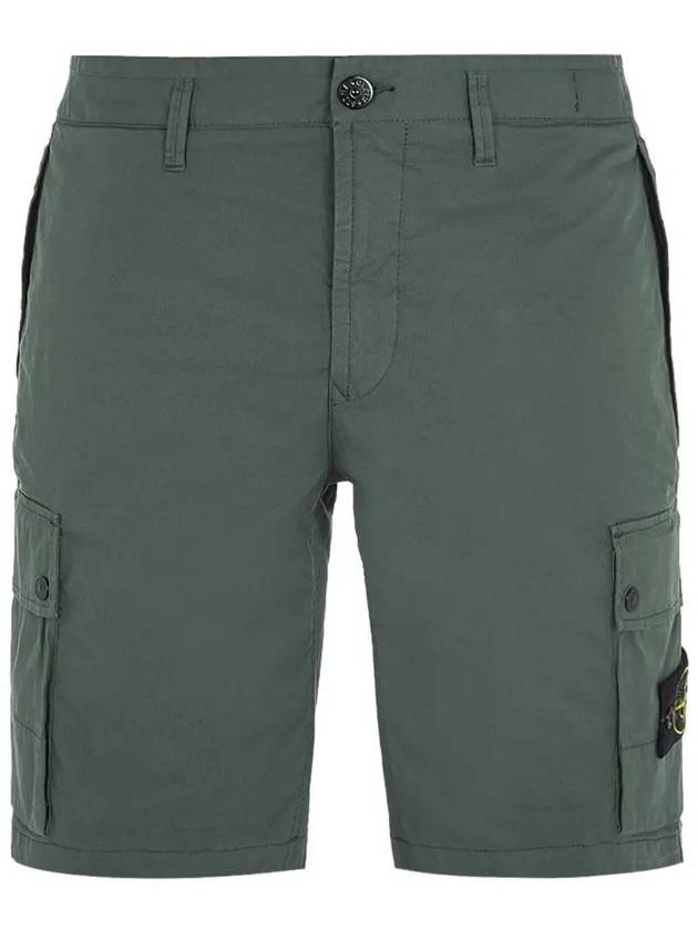 Wappen Cargo Bermuda Shorts Dark Green - STONE ISLAND - BALAAN 2