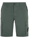 Wappen Cargo Bermuda Shorts Dark Green - STONE ISLAND - BALAAN 2