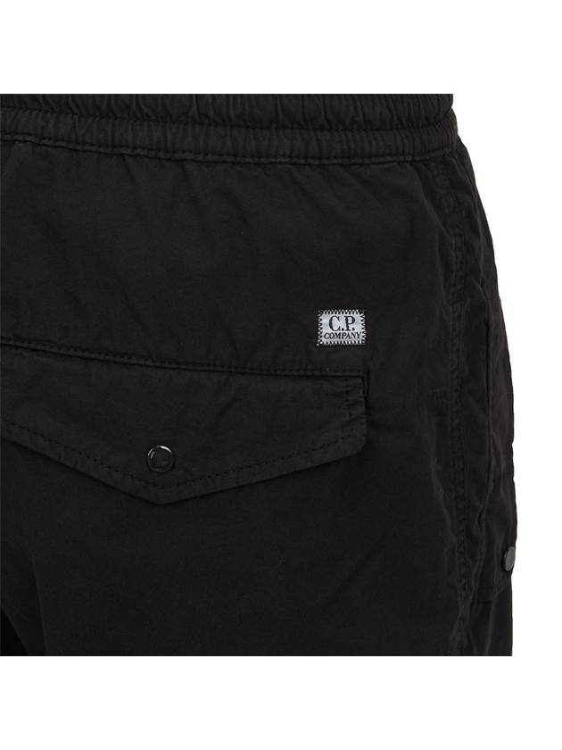 Men's Cargo Shorts Black - CP COMPANY - BALAAN 10