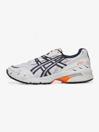 WoMen's Gel 1090 W Low Top Sneakers White Midnight - ASICS - BALAAN 2