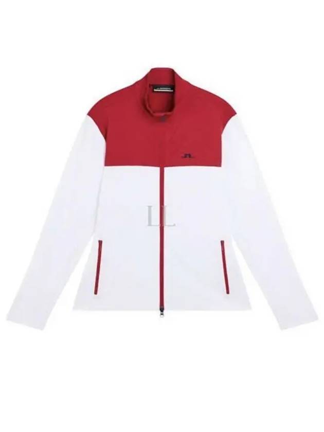 Banks mid layer zip-up jacket cherry white - J.LINDEBERG - BALAAN 2