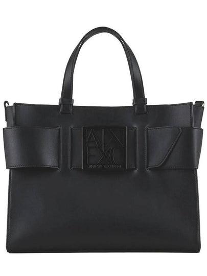 Logo Tote Bag Black - ARMANI EXCHANGE - BALAAN 2